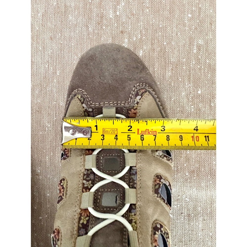 Rieker Walking Sneakers Tan Suede Floral Gorpcore Active Comfort Shoes Sz 9 - Picture 14 of 14
